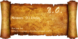 Nemes Olinda névjegykártya